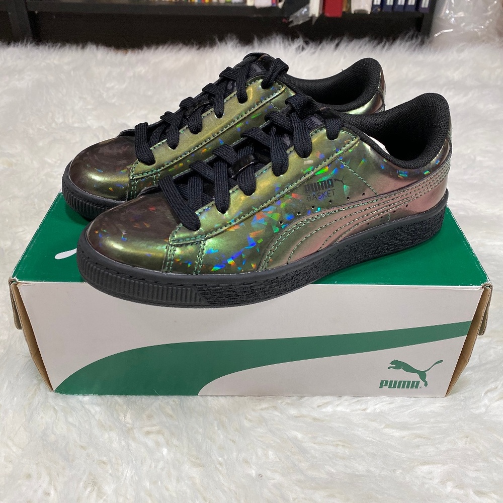 PUMA BASKET CLASSIC HOLO KIDS SNEAKERS "NIB"